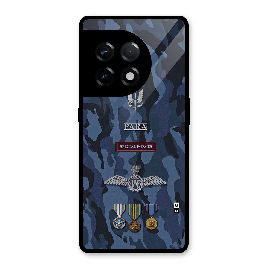 Special Forces Badge Glass Back Case for OnePlus 11R