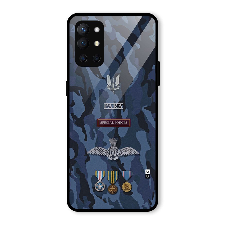 Special Forces Badge Glass Back Case for OnePlus 9R