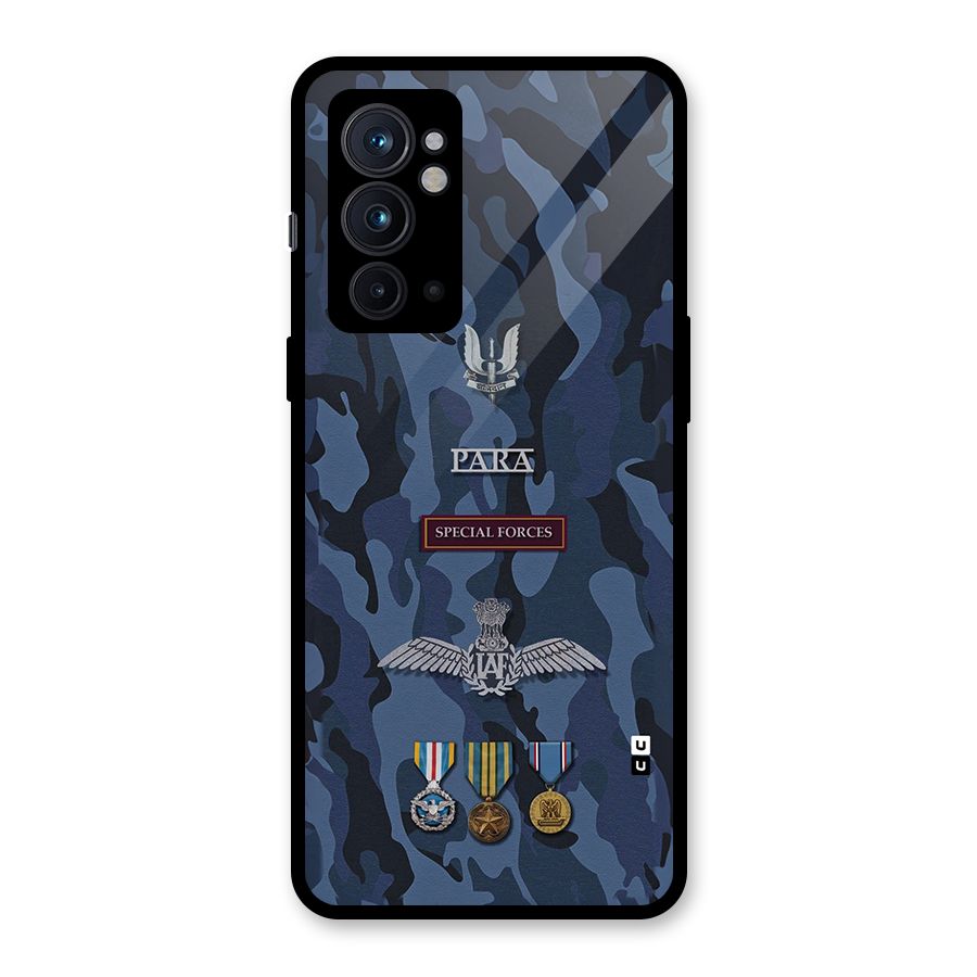 Special Forces Badge Glass Back Case for OnePlus 9RT 5G