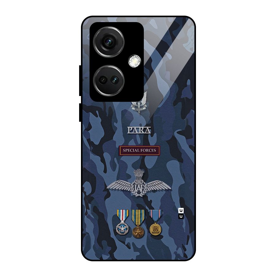 Special Forces Badge Glass Back Case for OnePlus Nord CE 3 5G