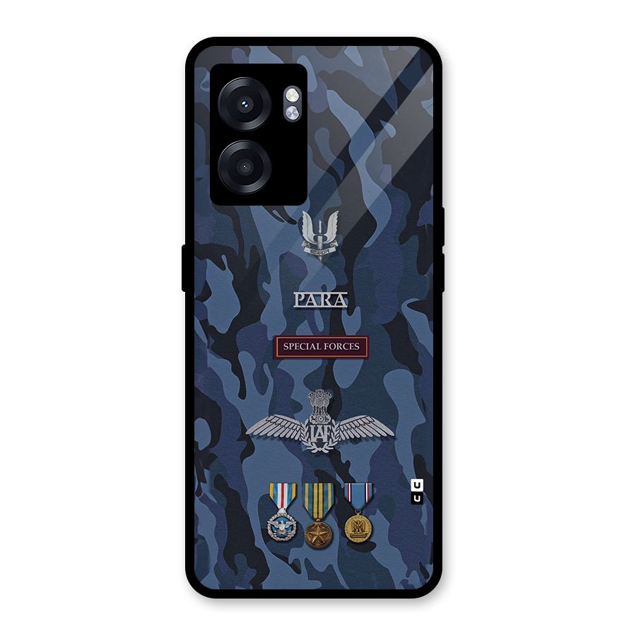 Special Forces Badge Glass Back Case for Oppo K10 (5G)