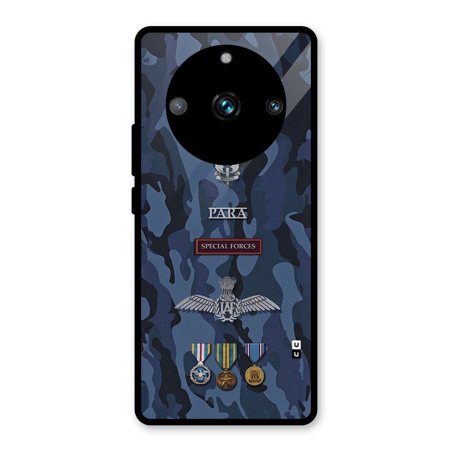 Special Forces Badge Glass Back Case for Realme 11 Pro Plus