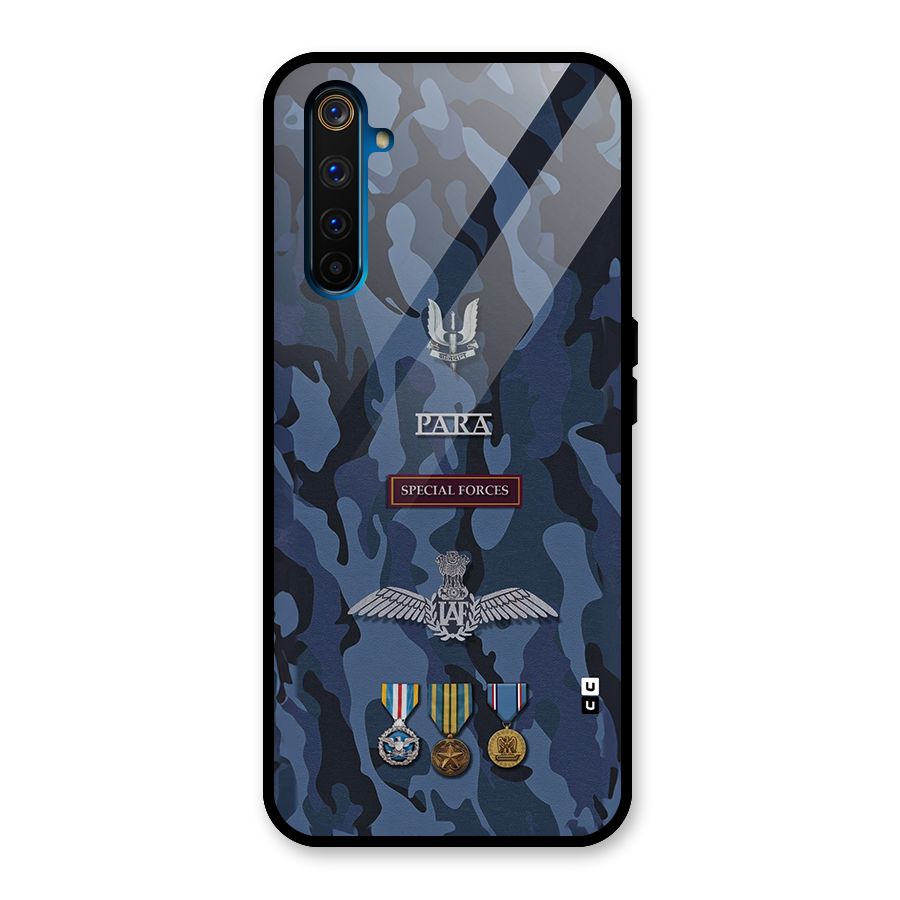 Special Forces Badge Glass Back Case for Realme 6 Pro