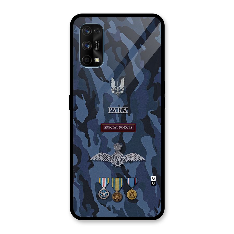 Special Forces Badge Glass Back Case for Realme 7 Pro