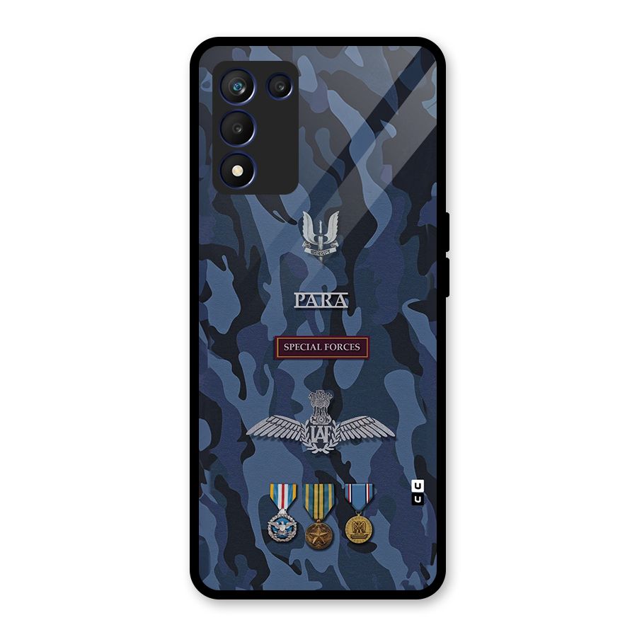 Special Forces Badge Glass Back Case for Realme 9 5G Speed