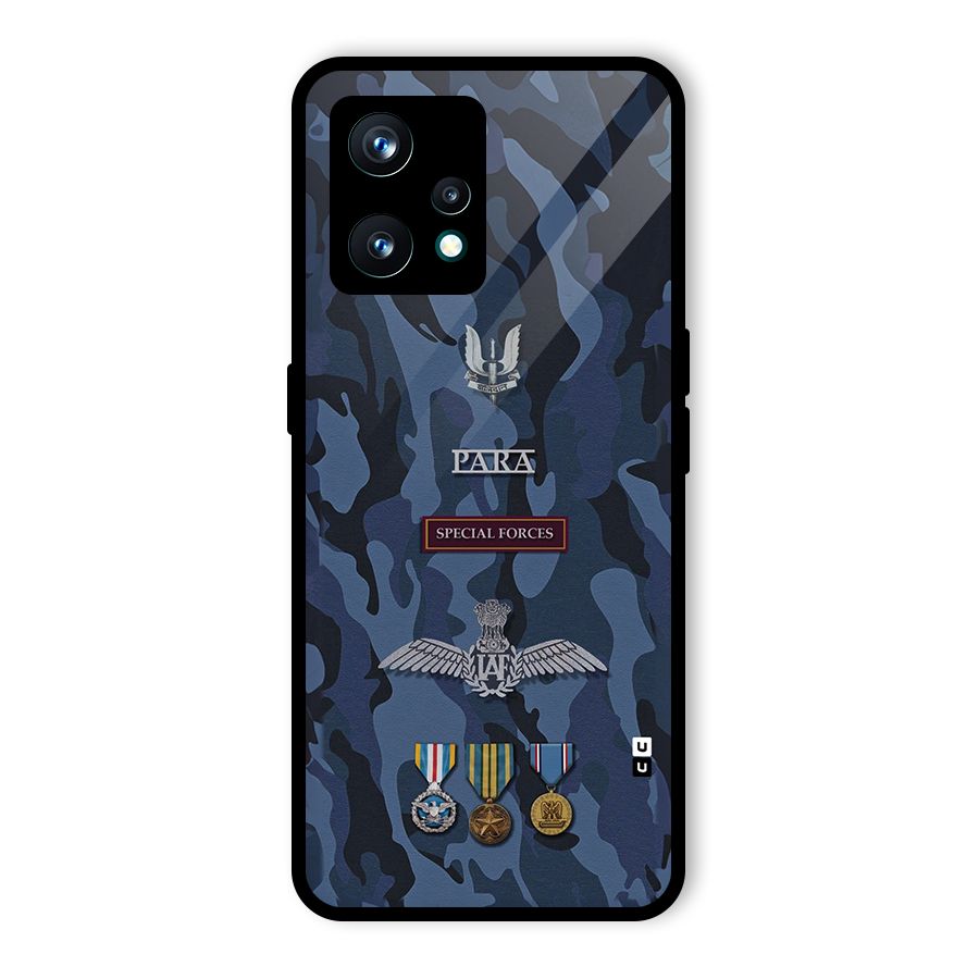 Special Forces Badge Glass Back Case for Realme 9 Pro Plus 5G