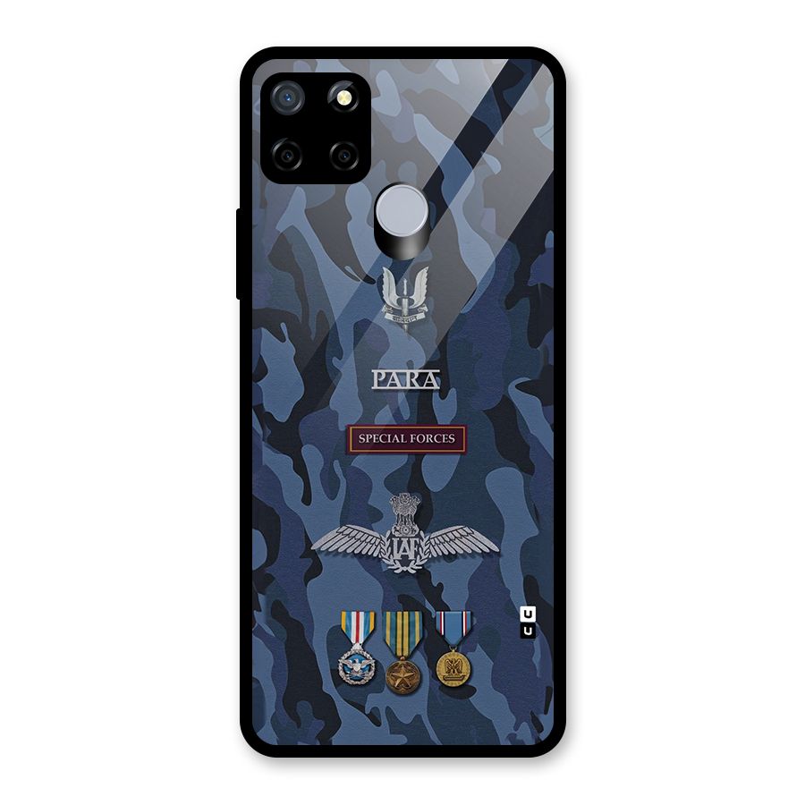 Special Forces Badge Glass Back Case for Realme C12