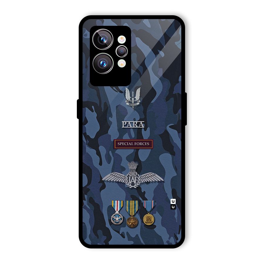 Special Forces Badge Glass Back Case for Realme GT2 Pro
