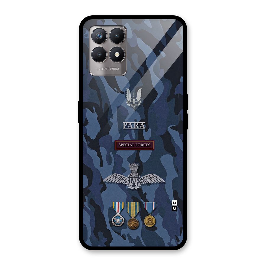 Special Forces Badge Glass Back Case for Realme Narzo 50