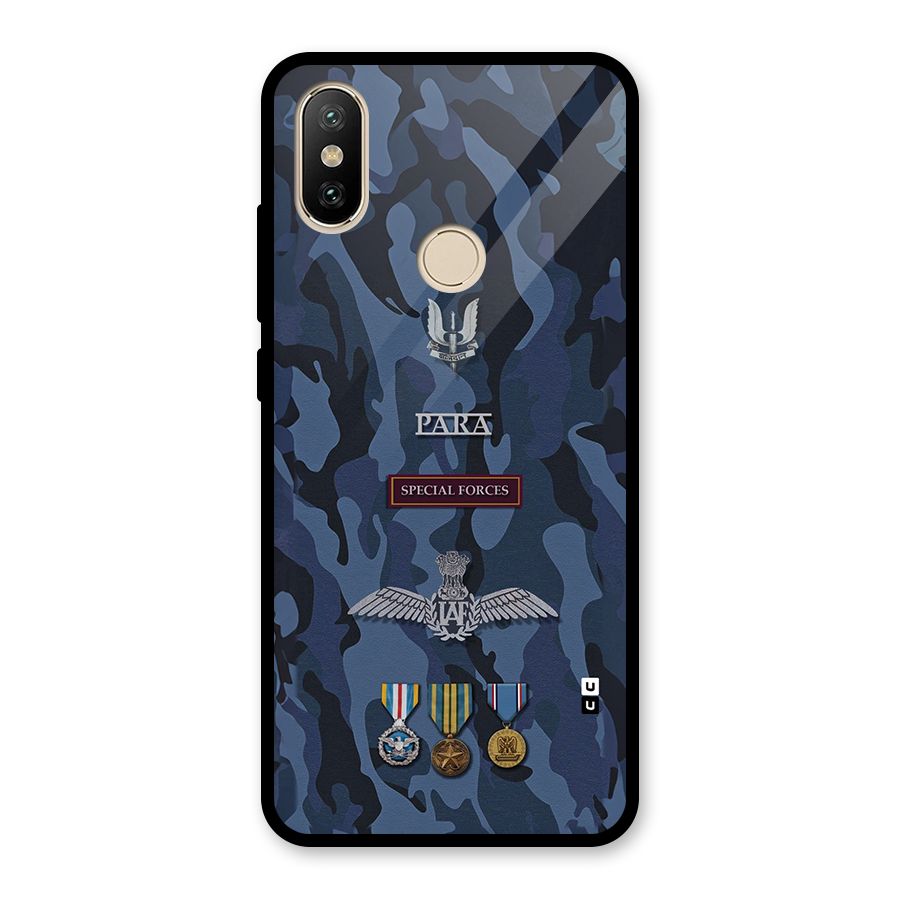 Special Forces Badge Glass Back Case for Redmi A2