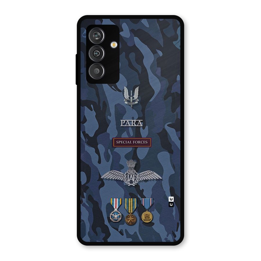Special Forces Badge Metal Back Case for Galaxy M14 5G