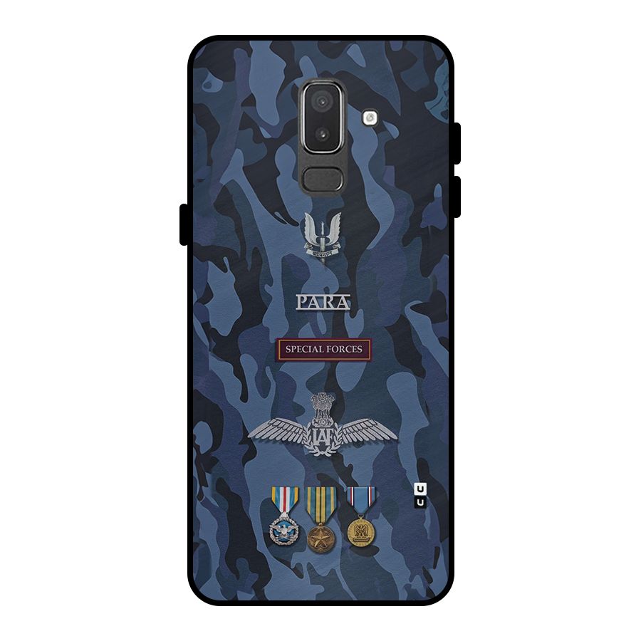 Special Forces Badge Metal Back Case for Galaxy On8 (2018)