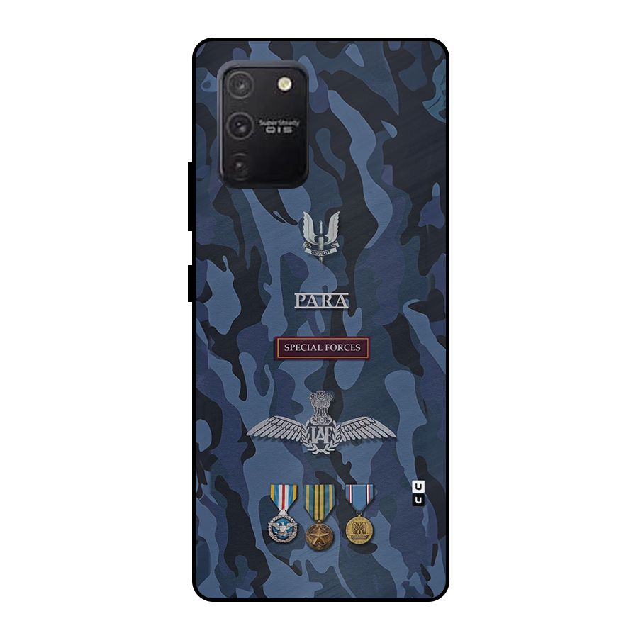 Special Forces Badge Metal Back Case for Galaxy S10 Lite