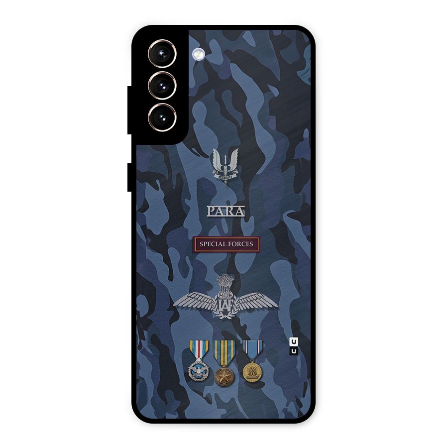 Special Forces Badge Metal Back Case for Galaxy S21 Plus