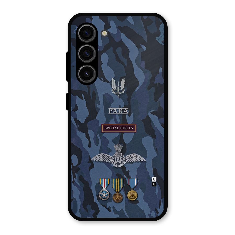 Special Forces Badge Metal Back Case for Galaxy S23
