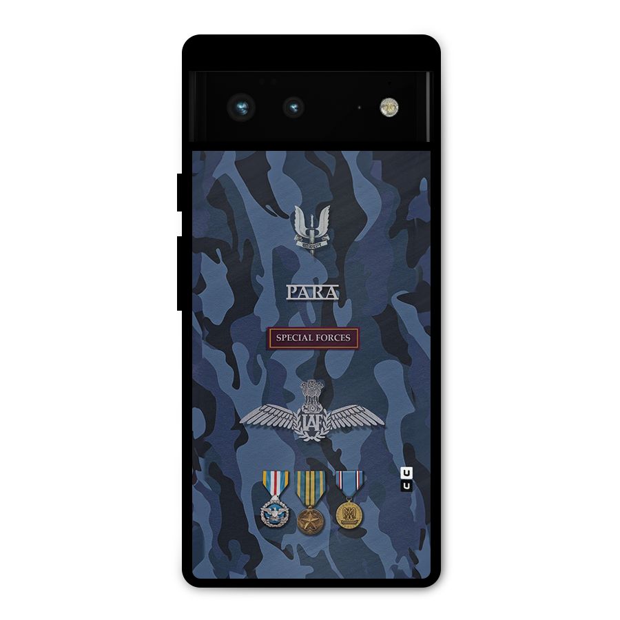 Special Forces Badge Metal Back Case for Google Pixel 6