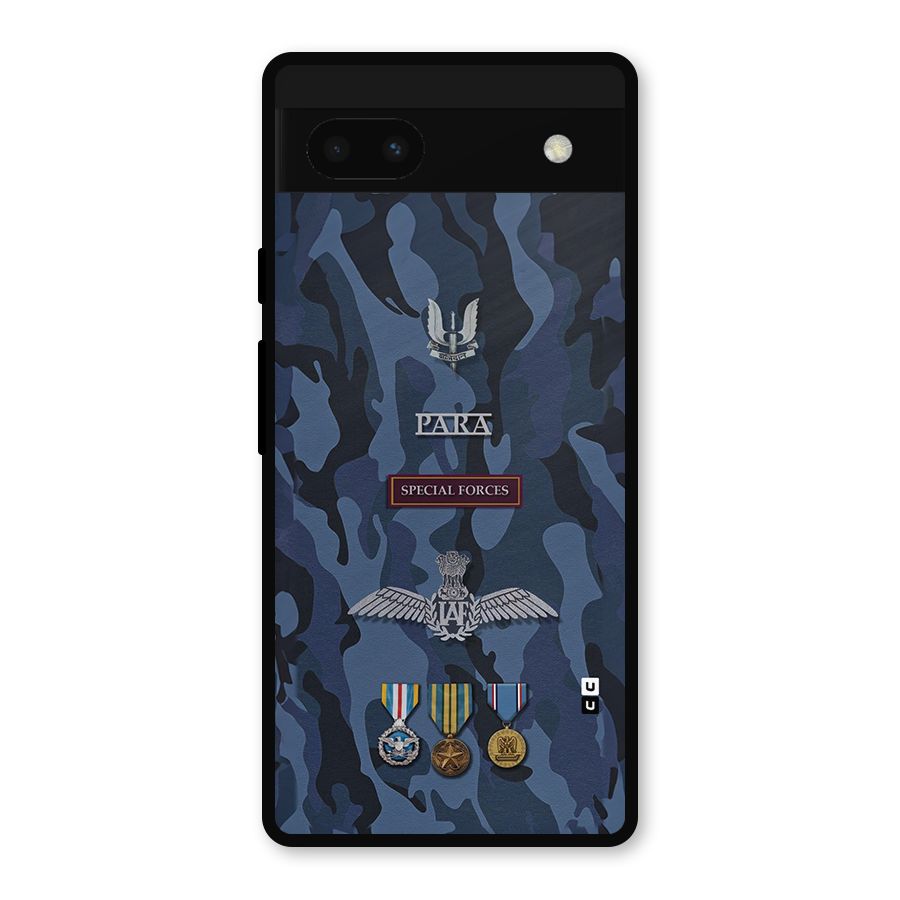 Special Forces Badge Metal Back Case for Google Pixel 6a