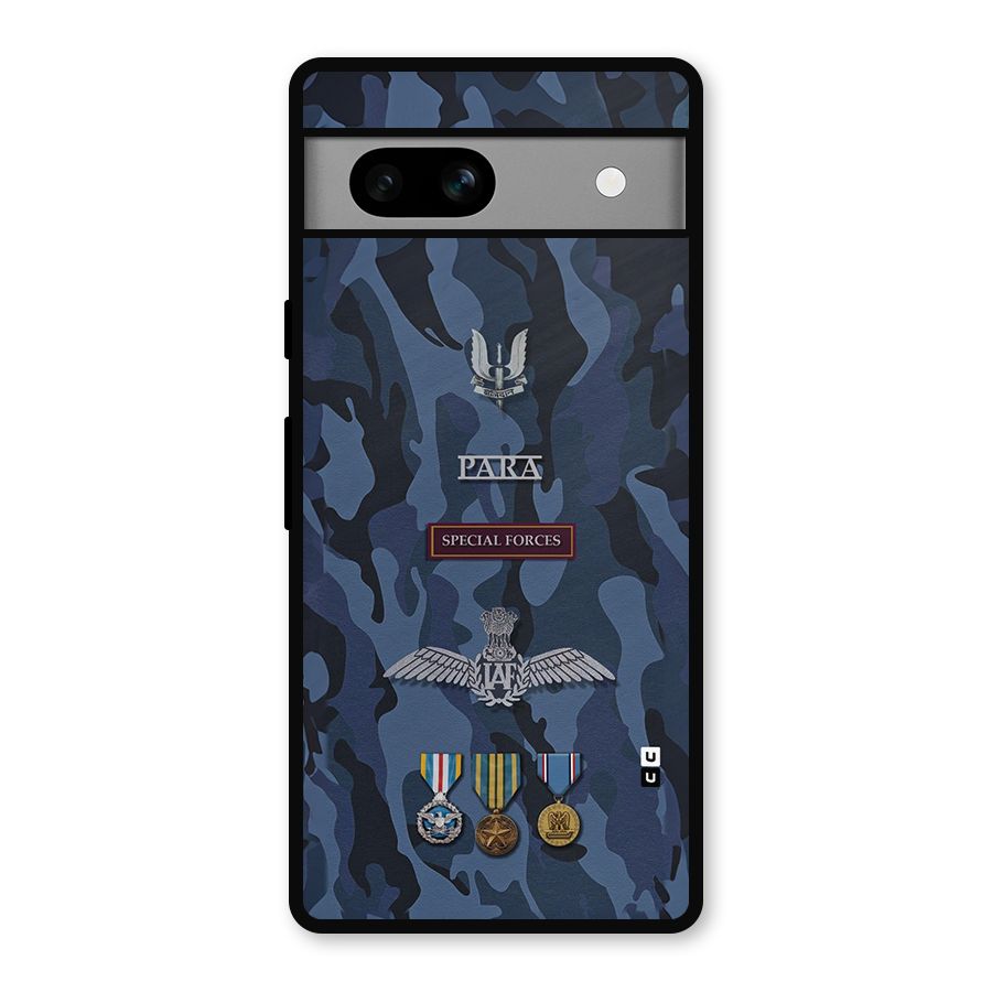 Special Forces Badge Metal Back Case for Google Pixel 7a