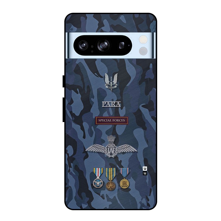 Special Forces Badge Metal Back Case for Google Pixel 8 Pro