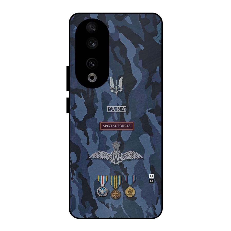 Special Forces Badge Metal Back Case for Honor 90