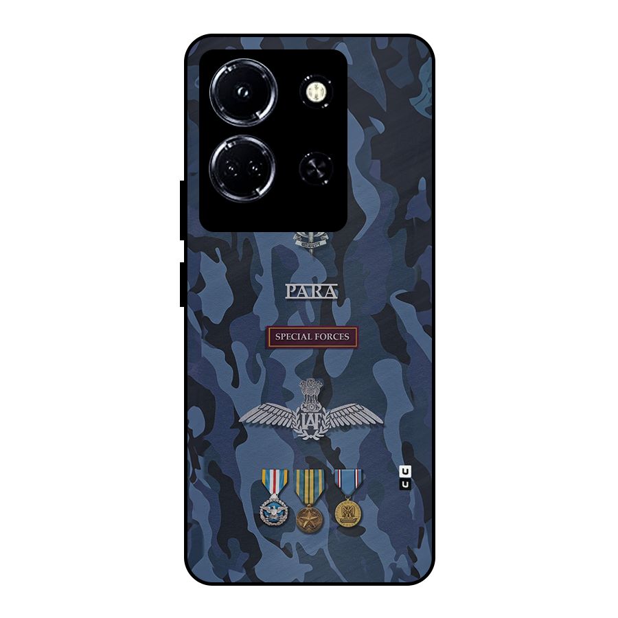 Special Forces Badge Metal Back Case for Infinix Note 30 5G
