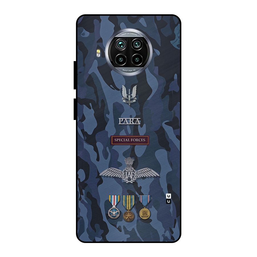 Special Forces Badge Metal Back Case for Mi 10i