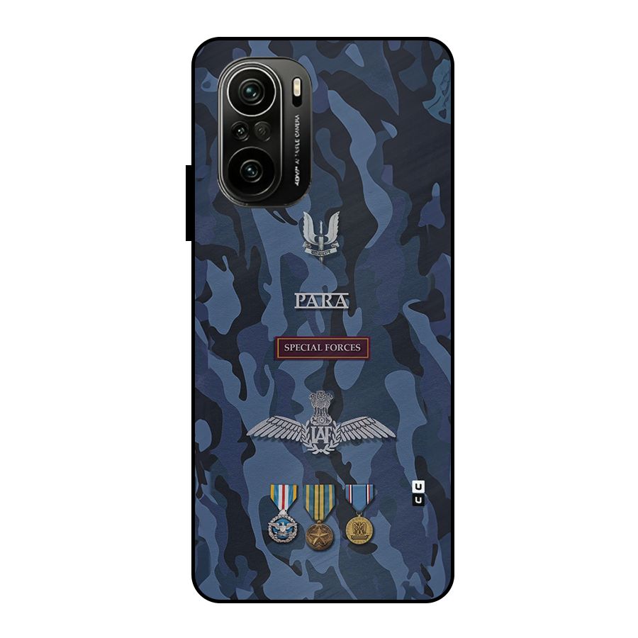 Special Forces Badge Metal Back Case for Mi 11x