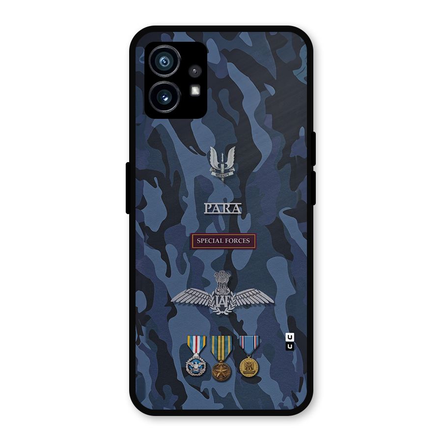 Special Forces Badge Metal Back Case for Nothing Phone 1