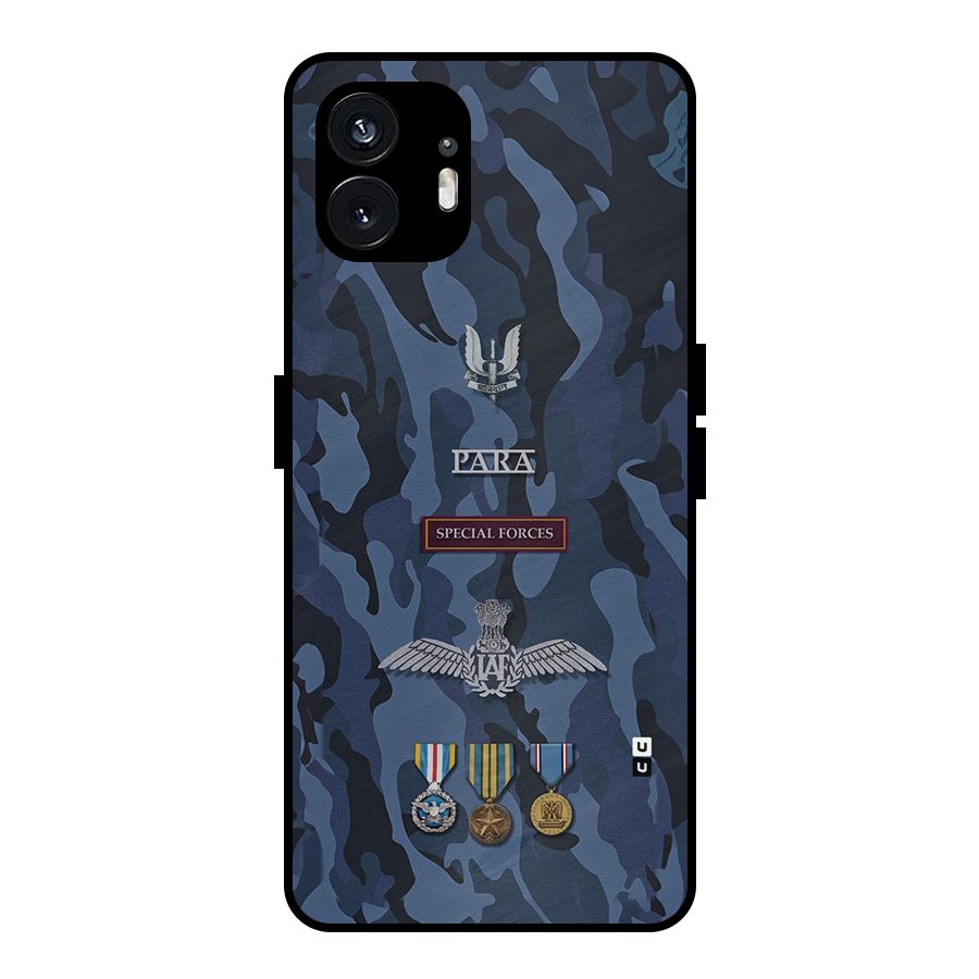 Special Forces Badge Metal Back Case for Nothing Phone 2