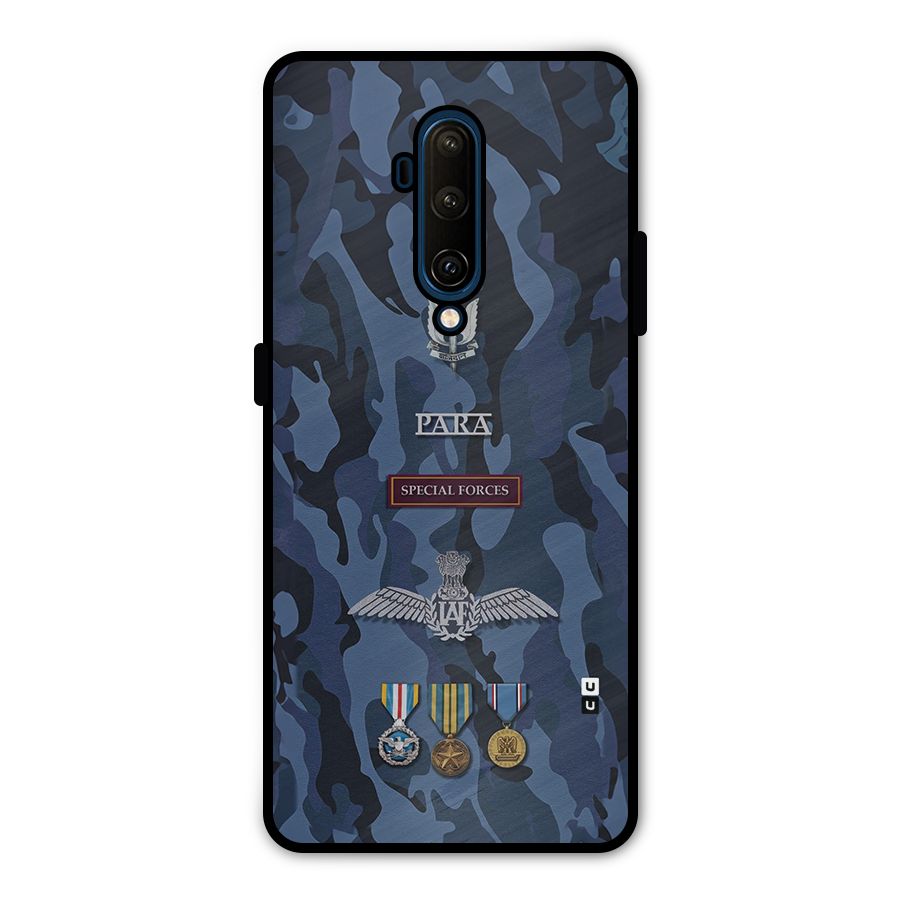 Special Forces Badge Metal Back Case for OnePlus 7T Pro