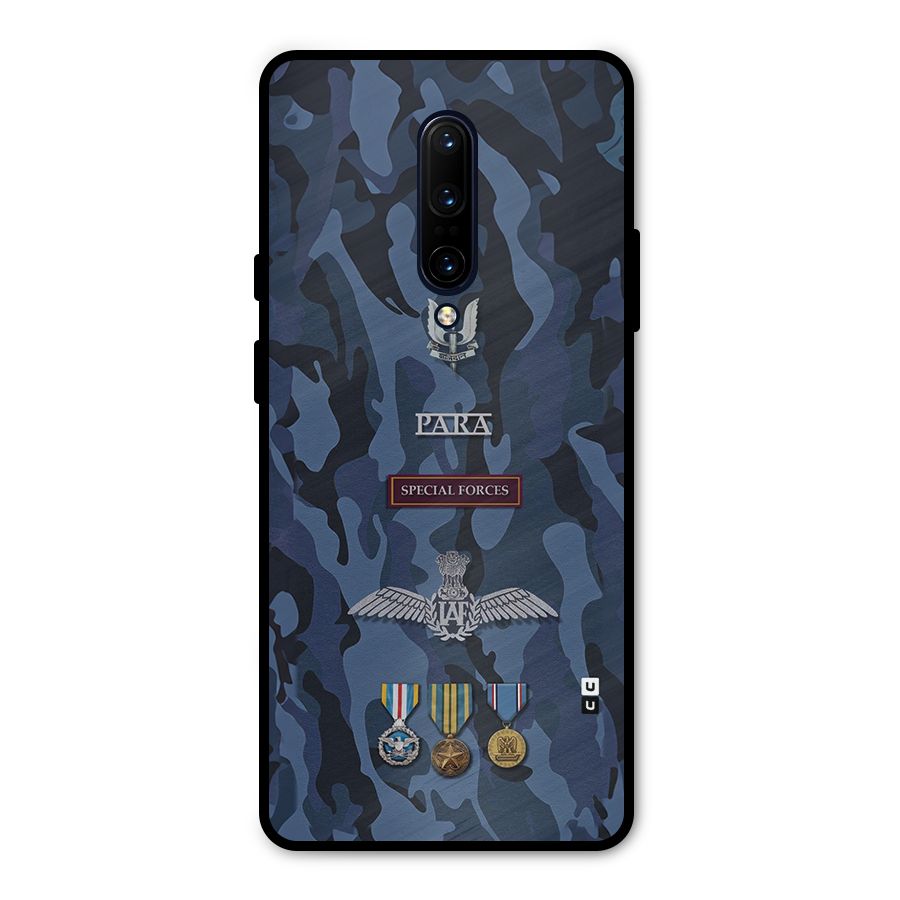 Special Forces Badge Metal Back Case for OnePlus 7 Pro