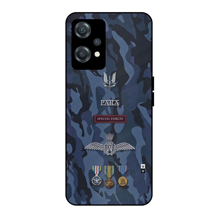 Special Forces Badge Metal Back Case for OnePlus Nord CE 2 Lite 5G