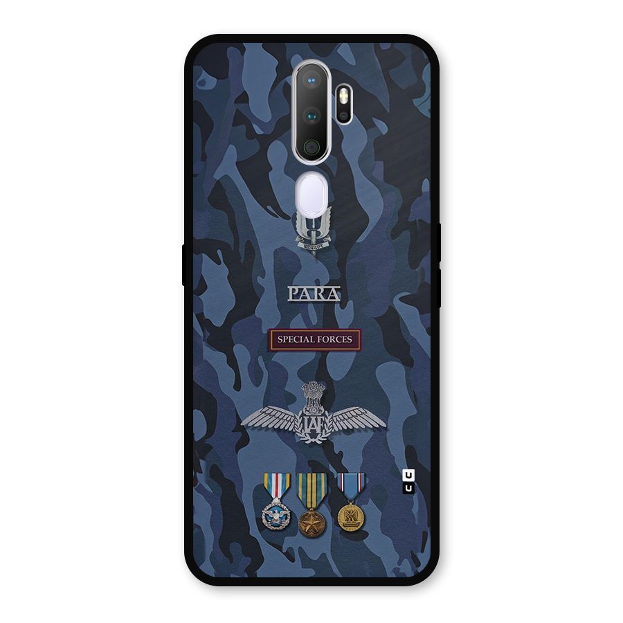 Special Forces Badge Metal Back Case for Oppo A9 (2020)