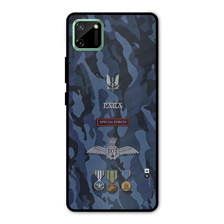 Special Forces Badge Metal Back Case for Realme C11