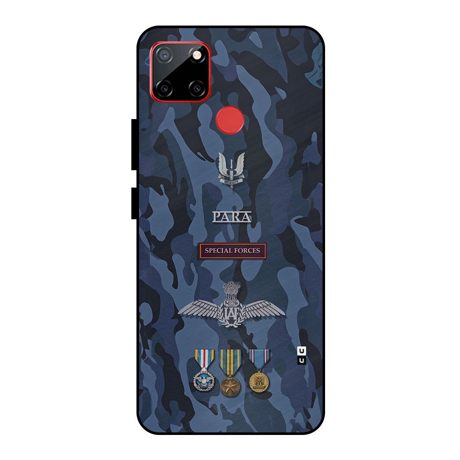 Special Forces Badge Metal Back Case for Realme C12