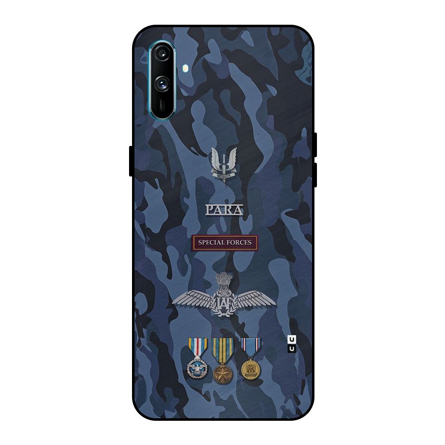 Special Forces Badge Metal Back Case for Realme C3