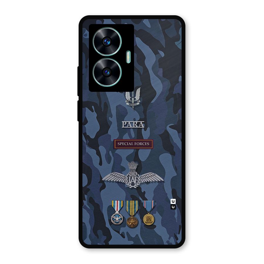 Special Forces Badge Metal Back Case for Realme C55