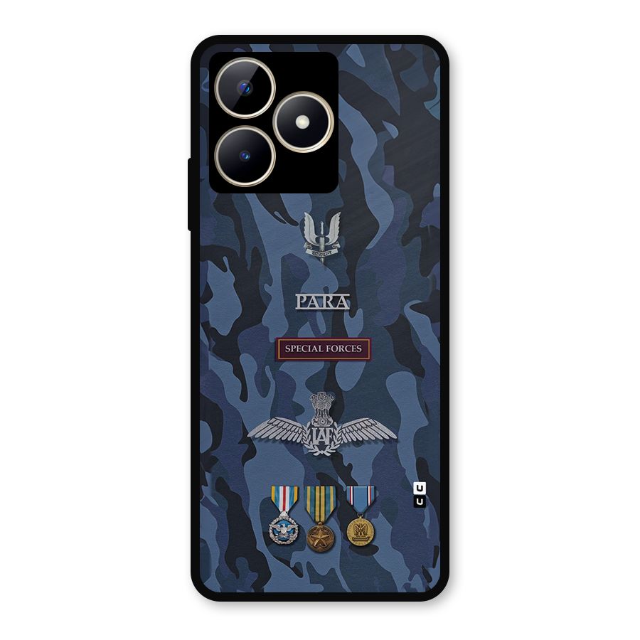 Special Forces Badge Metal Back Case for Realme Narzo N53