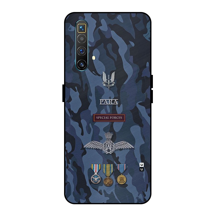 Special Forces Badge Metal Back Case for Realme X3 SuperZoom