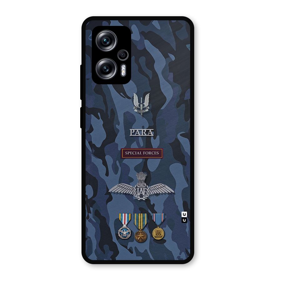Special Forces Badge Metal Back Case for Redmi K50i