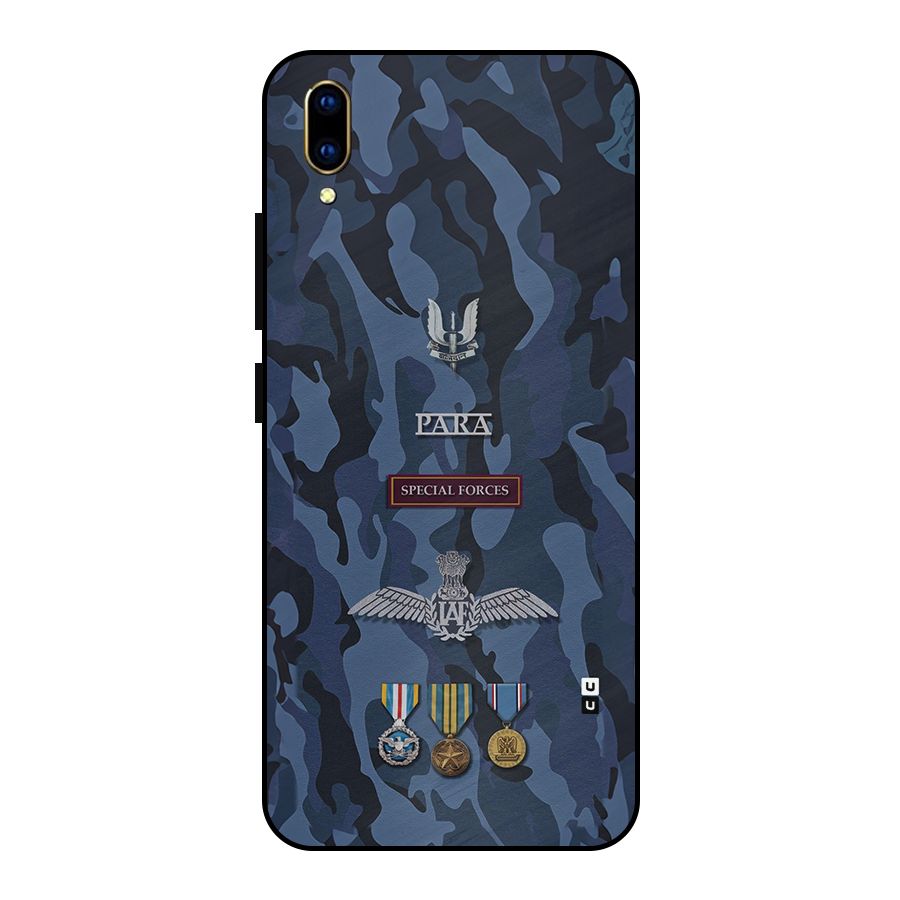 Special Forces Badge Metal Back Case for Vivo V11 Pro