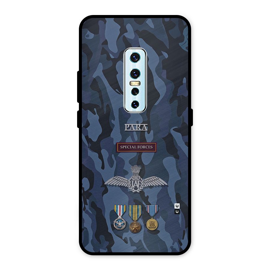 Special Forces Badge Metal Back Case for Vivo V17 Pro