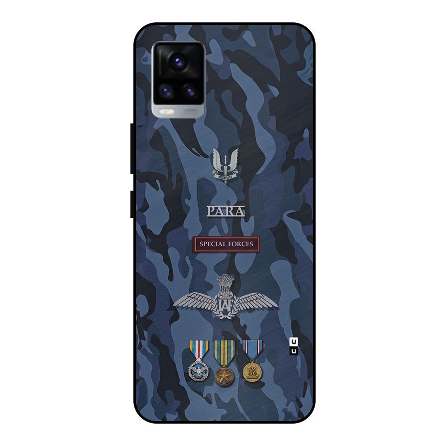 Special Forces Badge Metal Back Case for Vivo V20