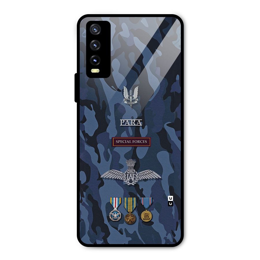 Special Forces Badge Metal Back Case for Vivo Y20