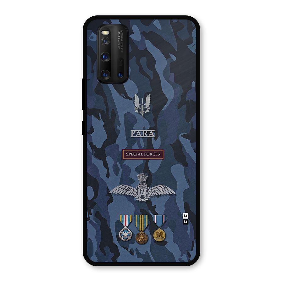 Special Forces Badge Metal Back Case for iQOO 3