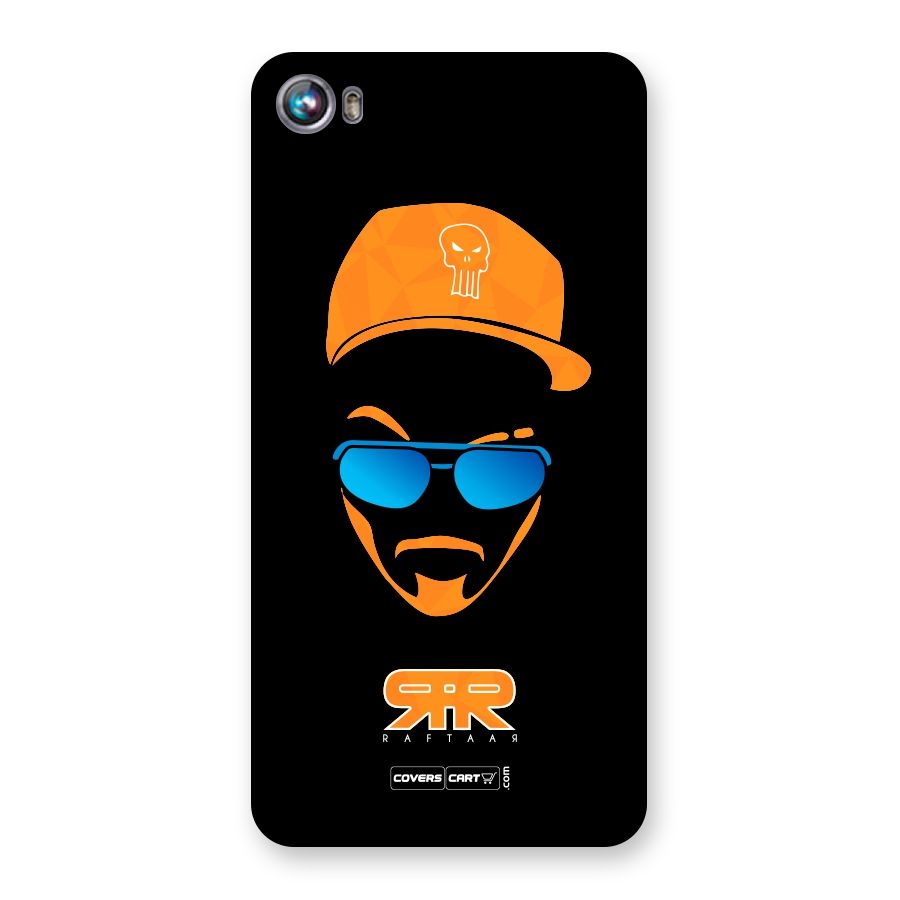 Special Raftaar Edition Orange Back Case for Micromax Canvas Fire 4 A107