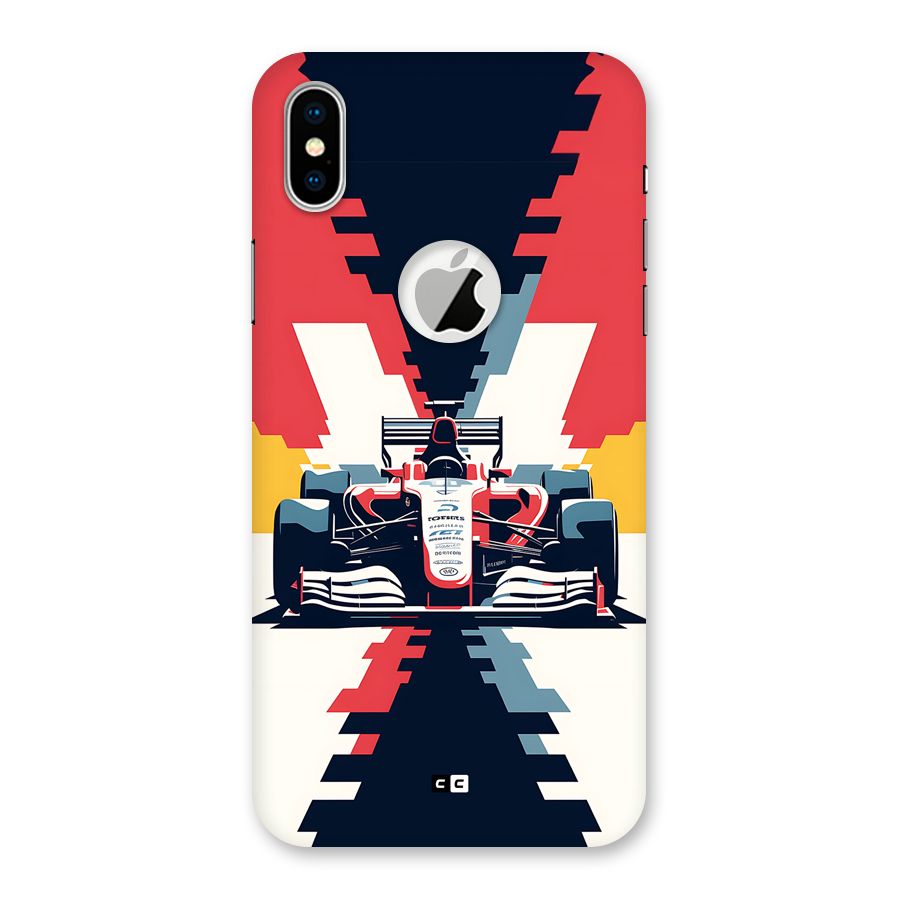 Sports One Back Case for iPhone X Logo Cut
