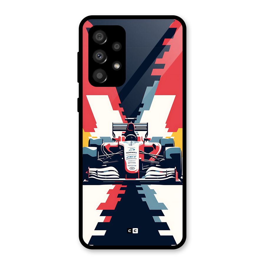 Sports One Glass Back Case for Galaxy A32