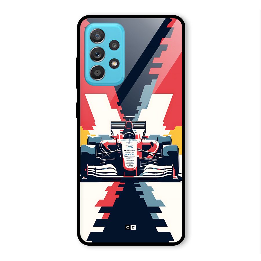 Sports One Glass Back Case for Galaxy A52