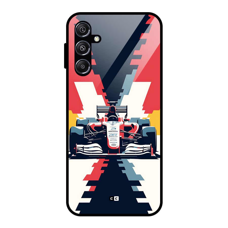 Sports One Glass Back Case for Galaxy M34 5G